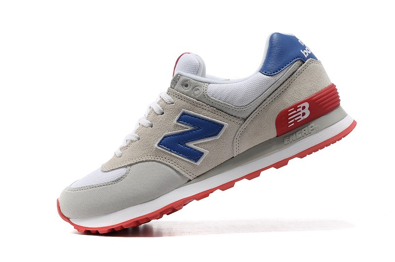 new balance 574 gris bleu rouge